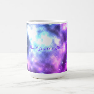 Portée pour les étoiles ! Tasse de café de gala