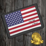 Portefeuille À 3 Volets American Flag wallet, États-Unis, mode USA<br><div class="desc">WALLETS : Etats-Unis d'Amérique & American Flag fashion USA - amour mon pays,  fête des pères,  vacances,  patriotes / fans de sports</div>