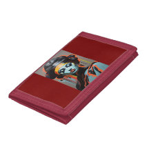 Art-Inspired Wallet/Cartera con hermosa imagen