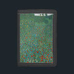 Portefeuille À 3 Volets Champ de pavot par Gustav Klimt, Art Nouveau Vinta<br><div class="desc">Poppy Field (1907) de Gustav Klimt est un art vintage de l'époque victorienne symbolisme de la peinture de paysage floral. Une scène nature avec un grand pré avec des fleurs de pavot rouge en fleurs. C'est le printemps et les pavots et les arbres fruitiers sont en fleurs. À propos de...</div>