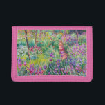 Portefeuille À 3 Volets Claude Monet - Le jardin d'Iris à Giverny<br><div class="desc">Jardin d'Iris à Giverny / Jardin d'Artiste à Giverny - Claude Monet,  1899-1900</div>
