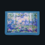 Portefeuille À 3 Volets Claude Monet - Nymphéas / Nymphéas 1919<br><div class="desc">Nymphéas (W.1852) - Claude Monet,  Huile sur toile,  1916-1919</div>