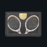 Portefeuille À 3 Volets Conception vintage du tableau de bord<br><div class="desc">Conception vintage de Chalkboard Tennis. Artiste : Naomi McCavitt. ID d'image : 106367GG.</div>