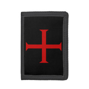 Portefeuille À 3 Volets Croix des chevaliers Templar