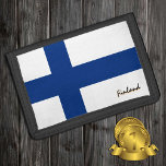 Portefeuille À 3 Volets Drapeau finlandais, Finlande patriotes / sports<br><div class="desc">WALLETS : Finlande & Finnois Mode Drapeau - amour mon pays,  cadeaux de voyage,  anniversaire grand-père,  patriotes nationaux / fans de sports</div>