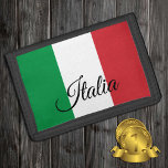 Portefeuille À 3 Volets Drapeau italien mode, Italie patriotes / sports<br><div class="desc">WALLETS : Italie & Italie Drapeau mode - amour mon pays,  cadeaux de voyage,  anniversaire grand-père,  patriotes nationaux / fans de sports</div>