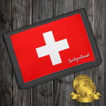 Portefeuille À 3 Volets Drapeau suisse, Suisse patriotes / sports<br><div class="desc">WALLETS : Suisse & Drapeau suisse mode - amour mon pays,  cadeaux de voyage,  anniversaire grand-père,  patriotes nationaux / fans de sport</div>