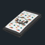 Portefeuille À 3 Volets Les années 50 moderne du milieu du siècle - Chat C<br><div class="desc">Cette conception a été créée par art numérique. Elle peut être personnalisée en cliquant sur le bouton personnaliser et en modifiant la couleur, en ajoutant un nom, des initiales ou vos mots préférés. Contactez-moi à l'adresse colorflowcreations@gmail.com si vous souhaitez que ce design soit disponible sur un autre produit. Achetez ma...</div>