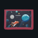 Portefeuille À 3 Volets Navette spatiale personnalisée Galaxie<br><div class="desc">Espace externe Trifold Wallet vous pouvez ajouter un nom pour le rendre personnel. Découvrez les autres objets de cette collection ci-dessous comme les étiquettes de bagage pour correspondre à ce joli Portefeuille Tripli Ajouter un nom en cliquant sur le lien "Personnaliser" ci-dessus</div>