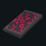 Portefeuille À 3 Volets Poppies rouges<br><div class="desc">Fleurs de pavot,  peintes à la main dans Photoshop,  motif sans soudure.</div>