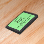 Portefeuille À 3 Volets Porte d'écran vert clair pour entreprise triple Ny<br><div class="desc">Tripler porte-monnaie en nylon que vous pouvez customiser pour mettre votre nom d'entreprise. Vous pouvez le donner comme cadeau à vos clients fidèles. Un objet cadeau avec votre nom d'entreprise pour sensibiliser la marque. Un accessoire que vous pouvez inclure dans votre matériel de marketing pour annoncer votre entreprise ou le...</div>