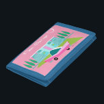 Portefeuille À 3 Volets Porte-photos Retro Pink Palm Springs<br><div class="desc">Entre l’arrière - plan rose, la maison moderne turquoise du milieu du siècle et la voiture classique des années 1950, ce design ne pouvait pas être plus Palm Springs s’il le disait dans les nuages. Oh, attendez, il le dit dans les nuages ! La pierre bleue et turquoise de la...</div>