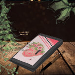 Portefeuille À 3 Volets Roses roses roses roses au coeur rose<br><div class="desc">Joli Portefeuille Trifold avec Roses que vous pouvez offrir à votre petite amie, votre femme ou un ami. Il présente un coeur rose avec de belles fleurs roses et quelques lignes ornementales roses. Vous pouvez le customiser avec votre nom. Ce porte-monnaie est parfait pour les filles qui aiment le rose...</div>