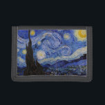 Portefeuille À 3 Volets Vincent Van Gogh - La nuit étoilée<br><div class="desc">The Starry Night / La nuit etoilee - Vincent Van Gogh en 1889</div>