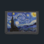 Portefeuille À 3 Volets Vincent Van Gogh - La nuit étoilée<br><div class="desc">The Starry Night / La nuit etoilee - Vincent Van Gogh en 1889</div>