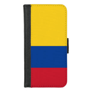 Portefeuille iPhone 7/8 avec drapeau de la Colombi