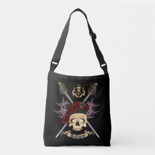 Portefeuille Skull & Epées Croisées Drawstring Sac