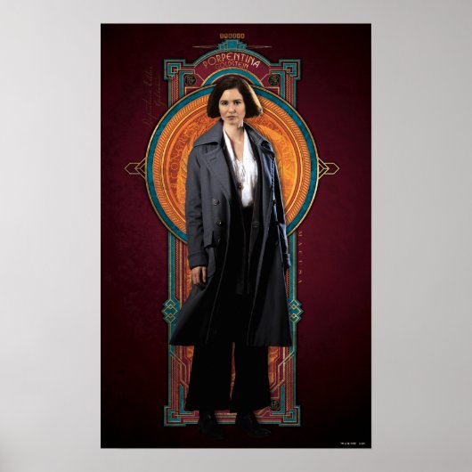 PORTENTINA GOLDSTEIN™ Art Deco Panel Poster (Voorkant)