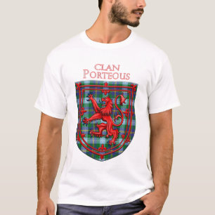 Porteous Tartan Scottish Play Lion Rampant T-shirt