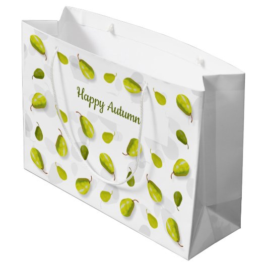 Porter de grands sacs cadeaux (Dos Angle)