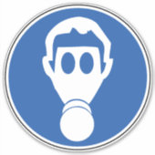 Porter Étiquette du symbole de danger de protectio (Devant)