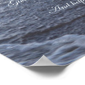 Porter mes fardeaux Affiche inspirante (Coin)