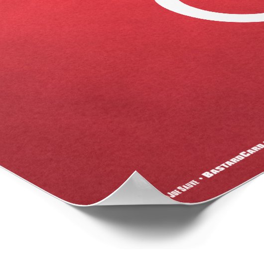 Porter Sur Bagage Drôle Poster (Coin)