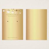 Portes à huile d'or Bijoux et écran d'oreille (Devant & derrière)