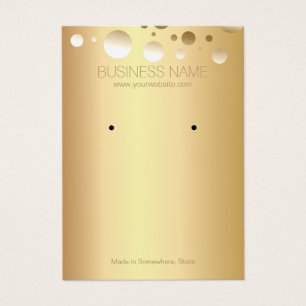 Portes à huile d'or Bijoux et écran d'oreille