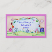 Portes de fée Carte de visite des services de gard (Devant)