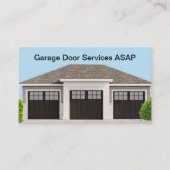 Portes de garage de luxe Design Carte de visite (Devant)