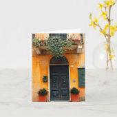 Portes de la carte de note de Cinque Terre (Fleur jaune)