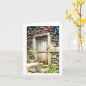 Portes de la carte de note de Cinque Terre (Fleur jaune)