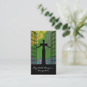 Portes d'ouverture - carte de visite (Debout devant)