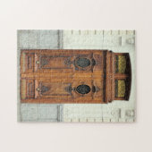Portes en bois à Madrid, Espagne Puzzle (Horizontal)