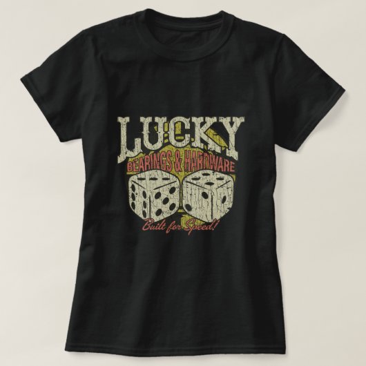 Portes Lucky &amp; Matériel T-shirt 1995 (Design devant)