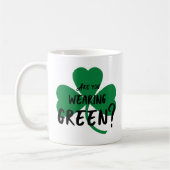 Portes-Tu Du Vert ? Mug shamrock (Gauche)