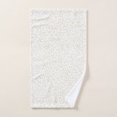 Portes vert et orange de fougère (Serviette à main)