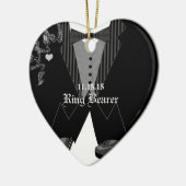 Porteur de bague Disco Mariage Ornement de Noël (Gauche)