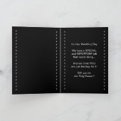 Porteur de bague Invitation de mariage - Demande s (Intérieur)