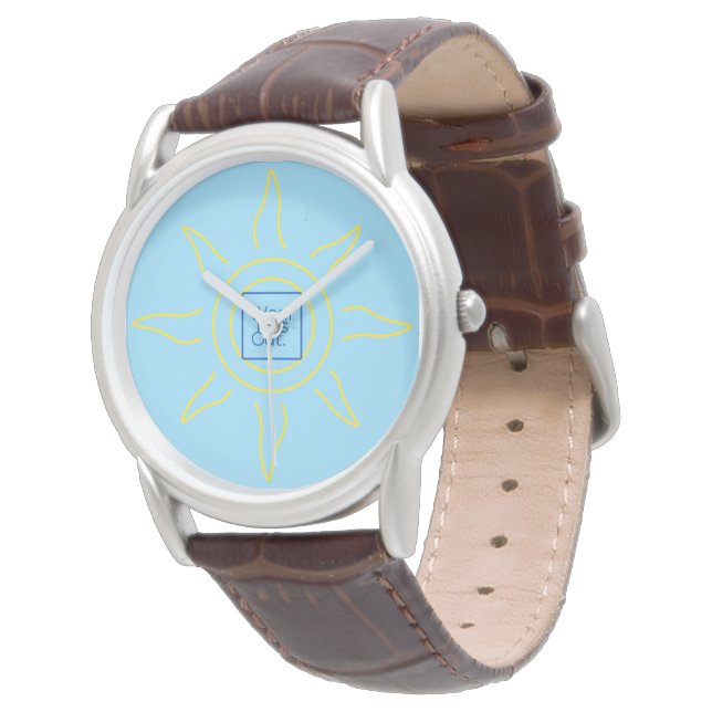 Portez cette montre Sun Art personnalisable (Incliné)