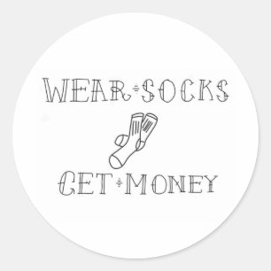 Portez des chaussettes Stickers