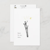 Portez la carte plat Stars (Devant / Derrière)