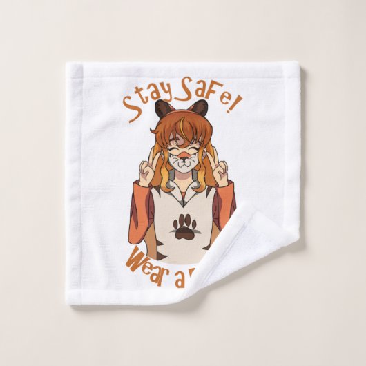 Portez un Masque ! (Gant de toilette)