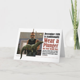 Portez Un Plongeur Sur Votre Carte De Jour De La T