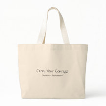 Portez votre courage - Sac fourre-tout inspirant