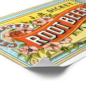 Portfolio Afdrukken met  ontwerp van de roetbalk Poster (Hoek)