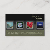 PORTFOLIO FOTO-TEMPLATE VISITEKAARTJE (Achterkant)