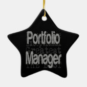 Portfolio Manager-extraordinaire Keramisch Ornament (Achterkant)