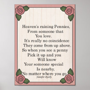 Portfolio-Penny uit Heaven-Glue Penny On Poster